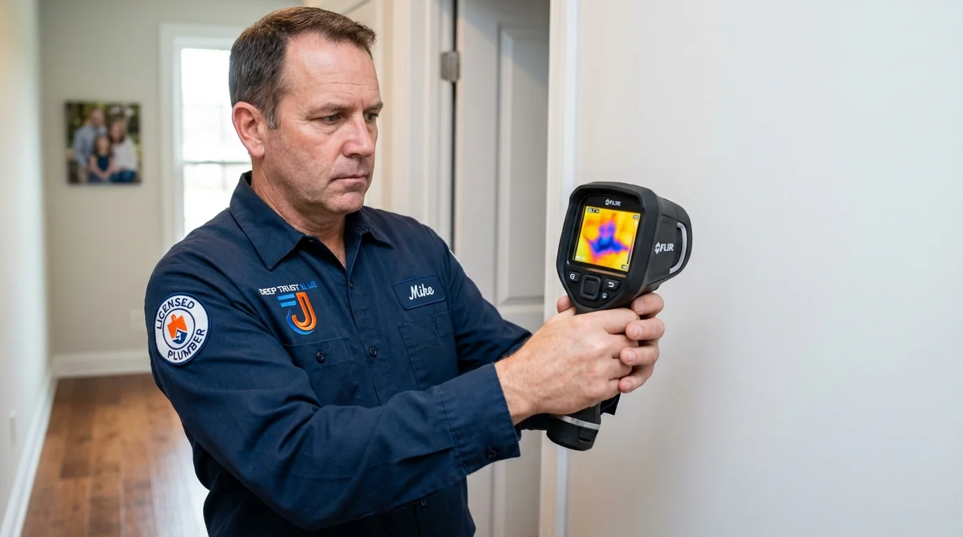 Thermal imaging leak detection by Johns Plumbing LLC in South El Monte